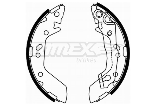 TOMEX Brakes Bremsbackensatz
